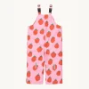 Tiny cottons Face Masks> Raspberries Snow Dungarees