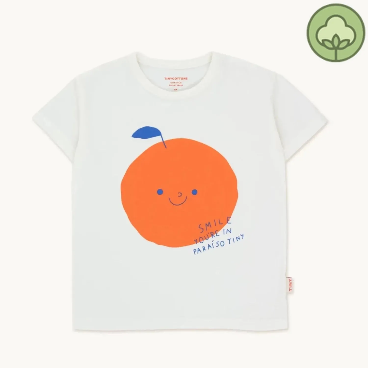 Tiny cottons Long Sleeve T Shirts> Tangerine Tee
