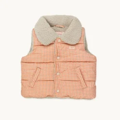 Tiny cottons Face Masks> Vichy Padded Vest