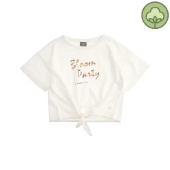 Tocoto Vintage Long Sleeve T Shirts> Organic Cotton Flame T Shirt