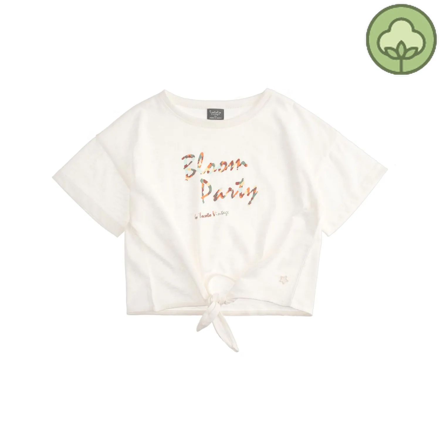 Tocoto Vintage Long Sleeve T Shirts> Organic Cotton Flame T Shirt