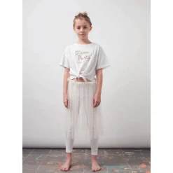 Tocoto Vintage Overalls & Jumpsuits> Tulle Robs Skirt Legging