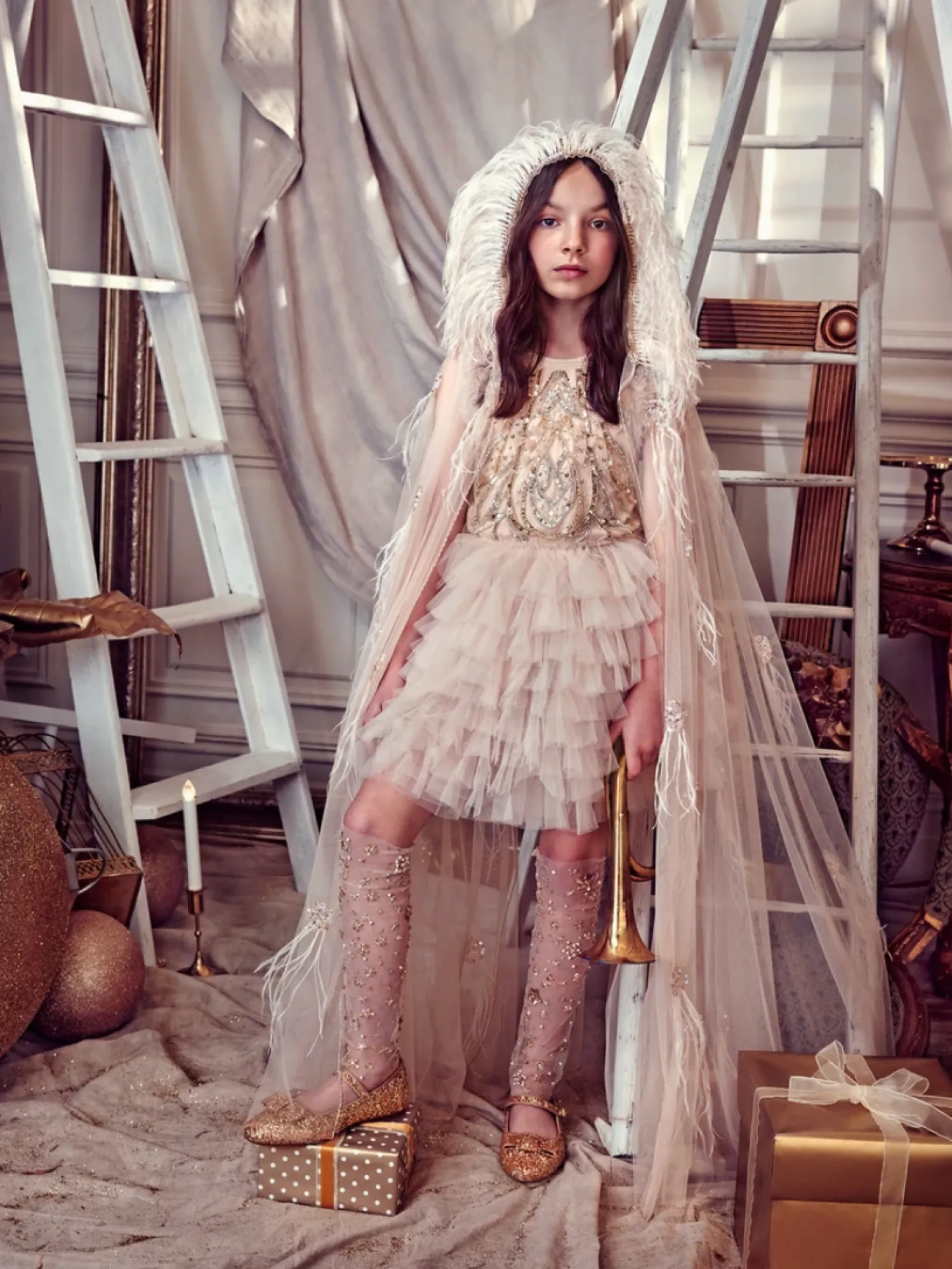 Tutu Du Monde Overalls & Jumpsuits> Little Drummer Girl Bauble Tutu Dress