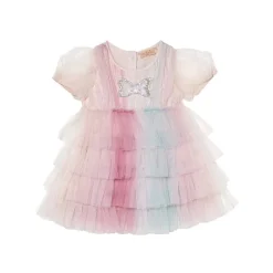 Tutu Du Monde Dresses> Rich Kitsch Bebe Crystal Bow Tulle Dress
