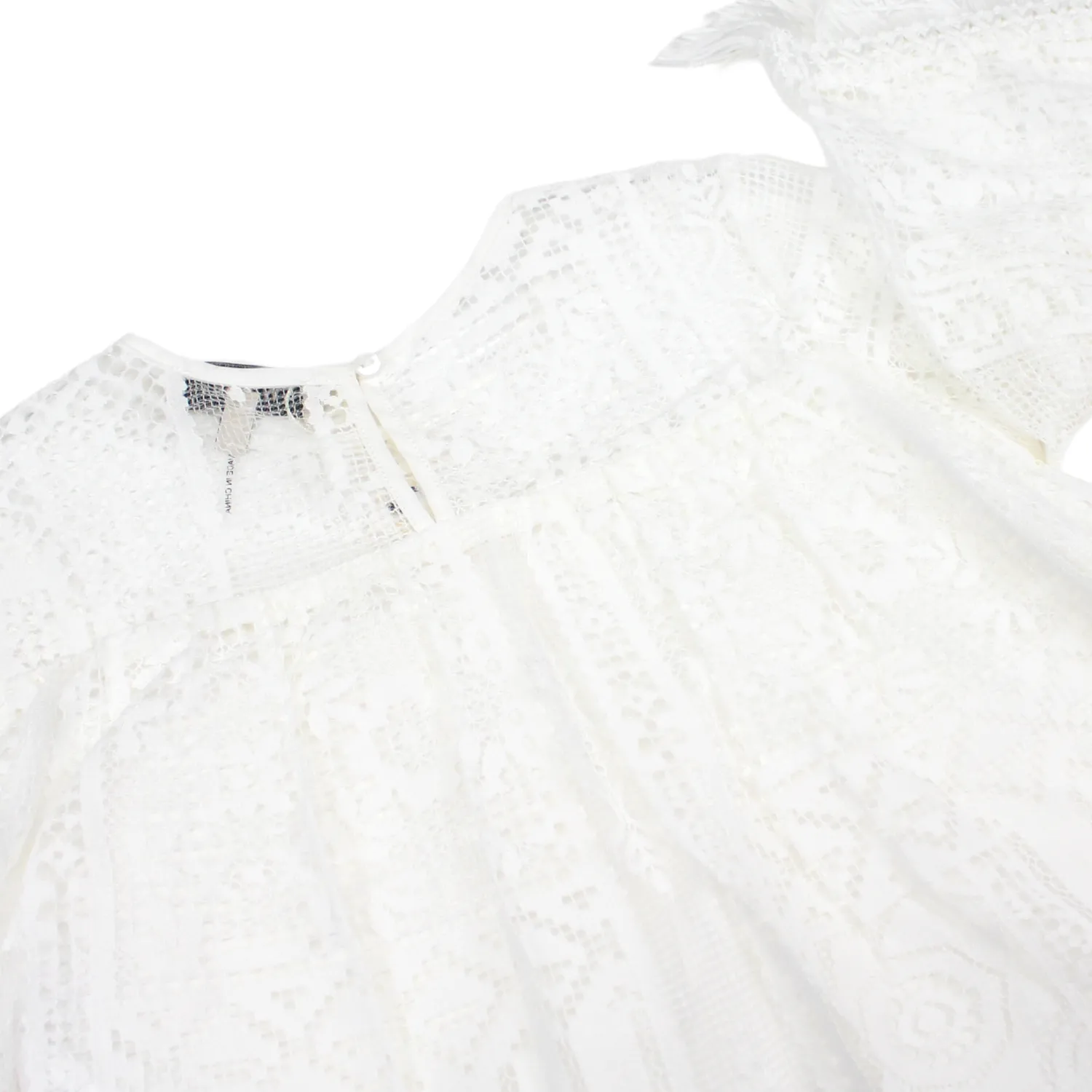 TWINSET Skirts> Girl Lace Blouse With Fringes