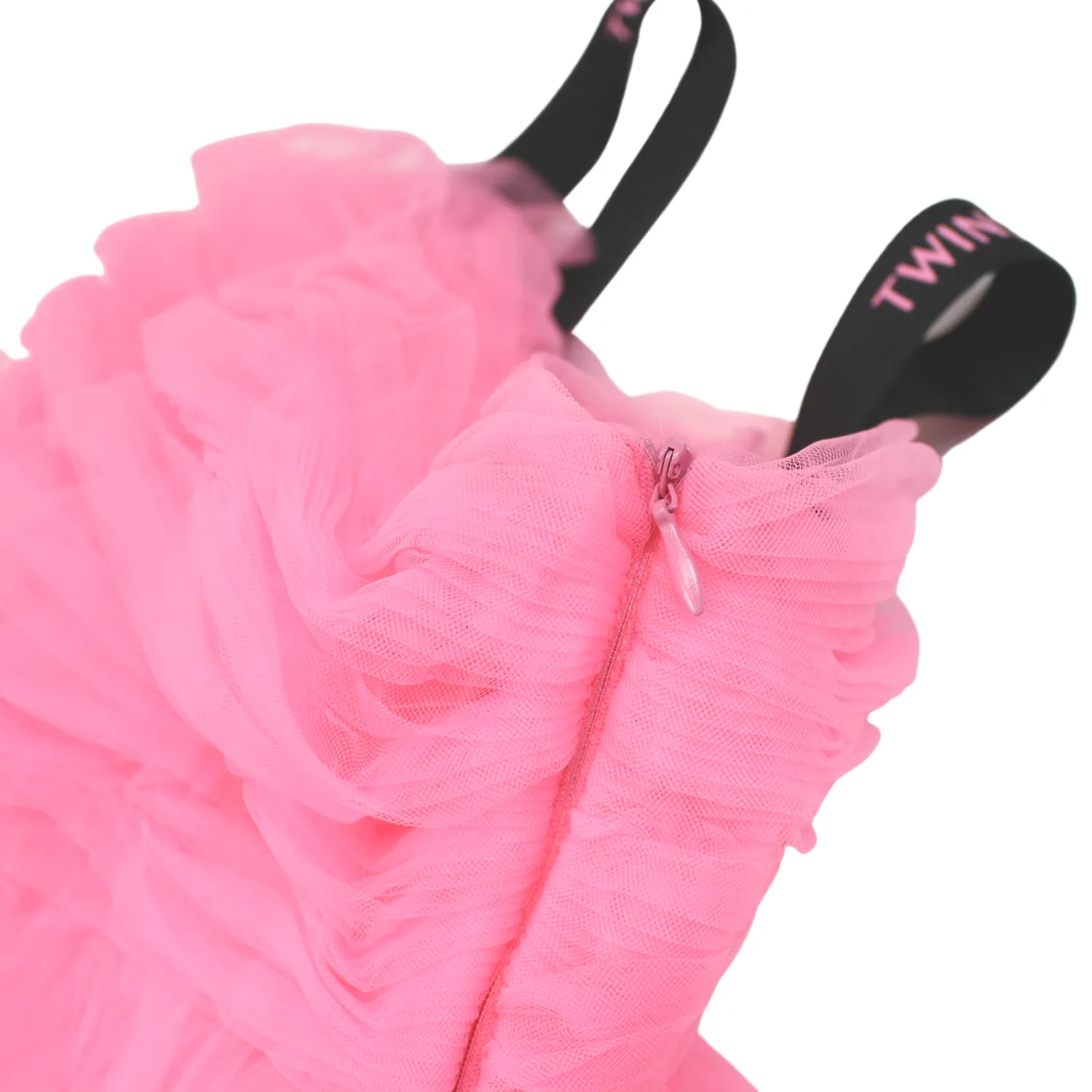 TWINSET Overalls & Jumpsuits> Girl Pleated Tulle Dress
