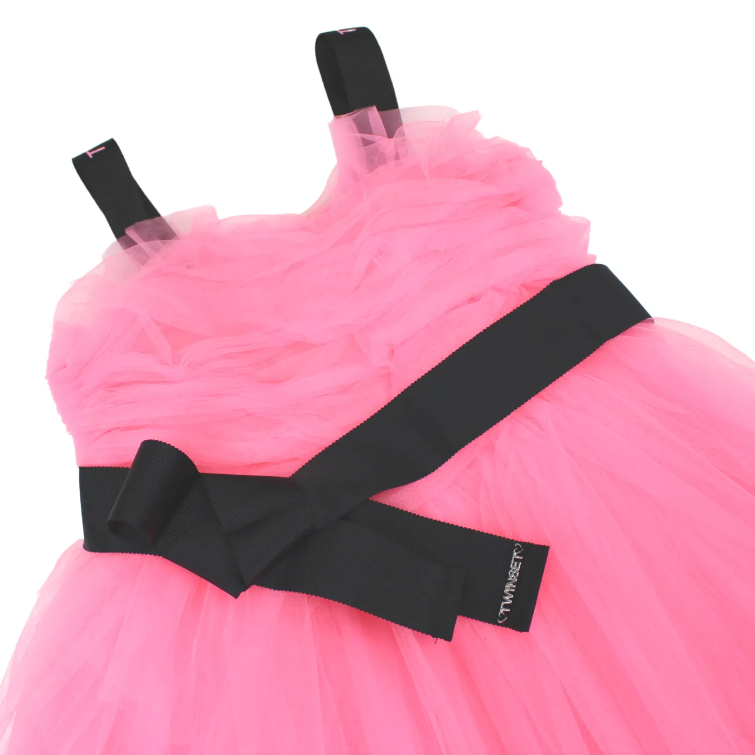 TWINSET Overalls & Jumpsuits> Girl Pleated Tulle Dress