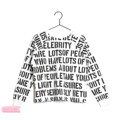 Wolf and Rita Blouses> Adamastor Alphabet Sou Long Sleeve T Shirt