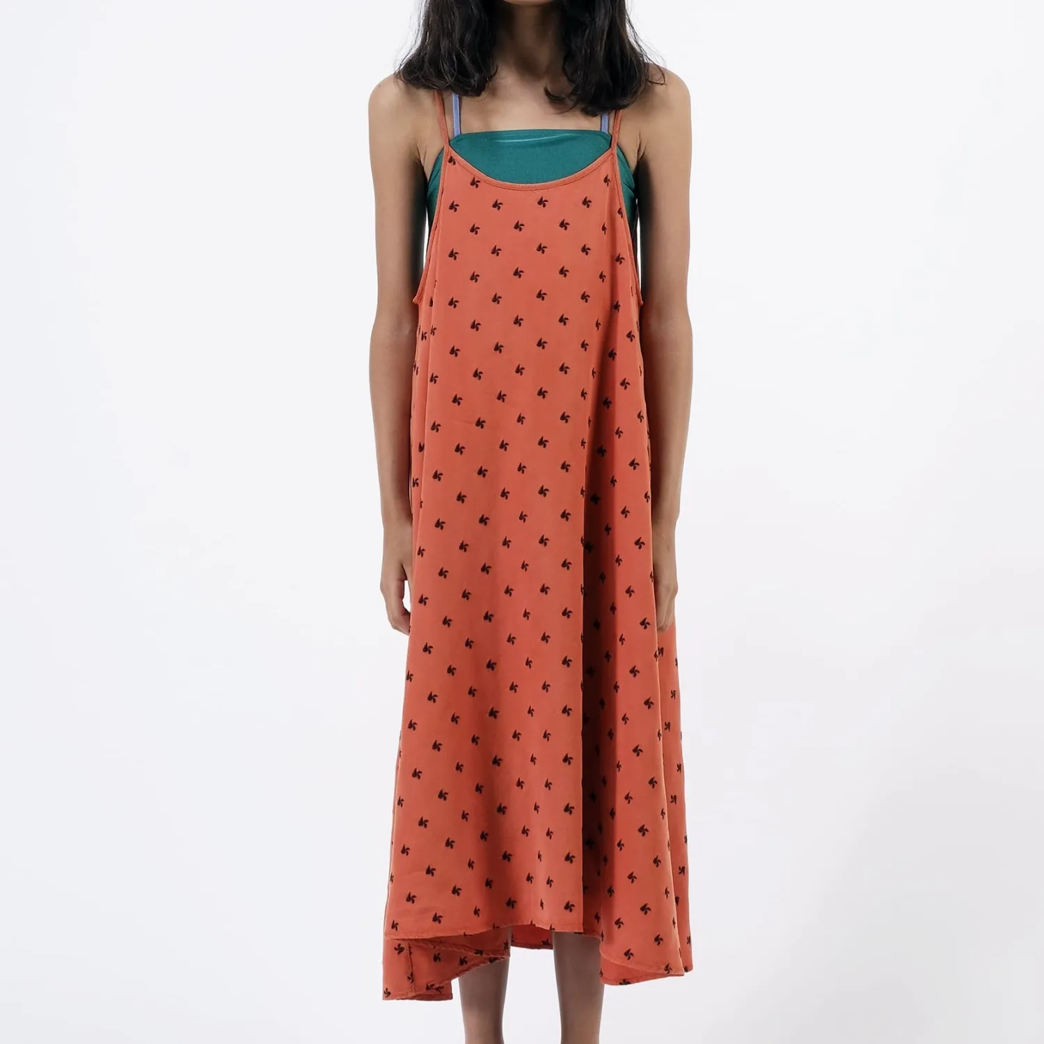 Wolf and Rita Overalls & Jumpsuits> Assuncao Red Helix Woven Dress