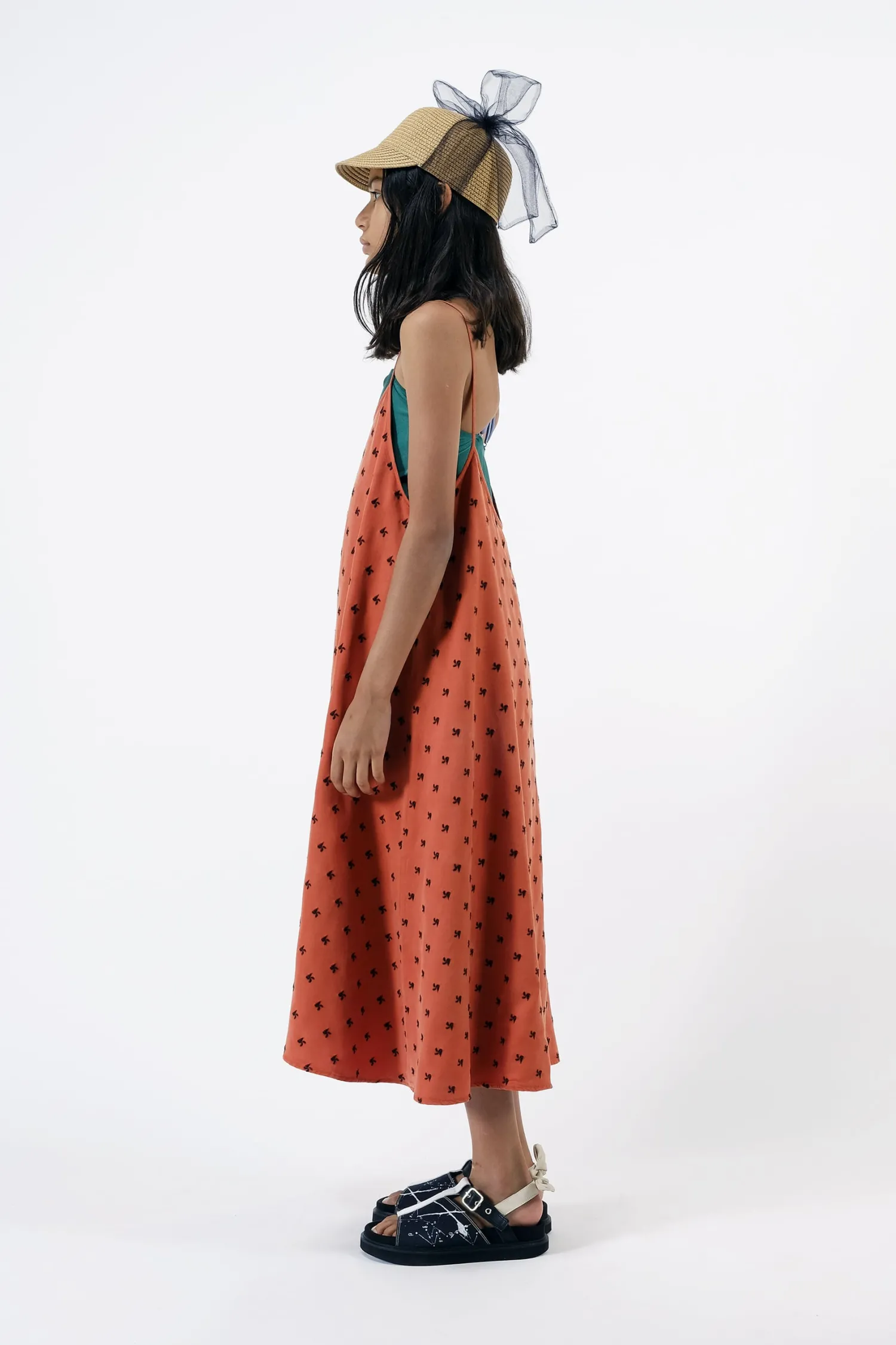 Wolf and Rita Overalls & Jumpsuits> Assuncao Red Helix Woven Dress