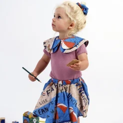 Wolf and Rita Onesies> Baby Carminho Parasol Knit Bodysuit