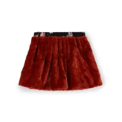 Wolf and Rita Dresses> Carla Terracota Fur Skirt