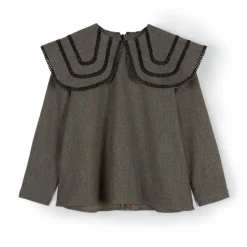 Wolf and Rita Skirts> Ermelinda Slate Blouse