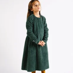 Wolf and Rita Overalls & Jumpsuits> Heliana Corduroy Green Dress