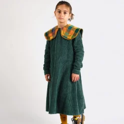 Wolf and Rita Overalls & Jumpsuits> Heliana Corduroy Green Dress