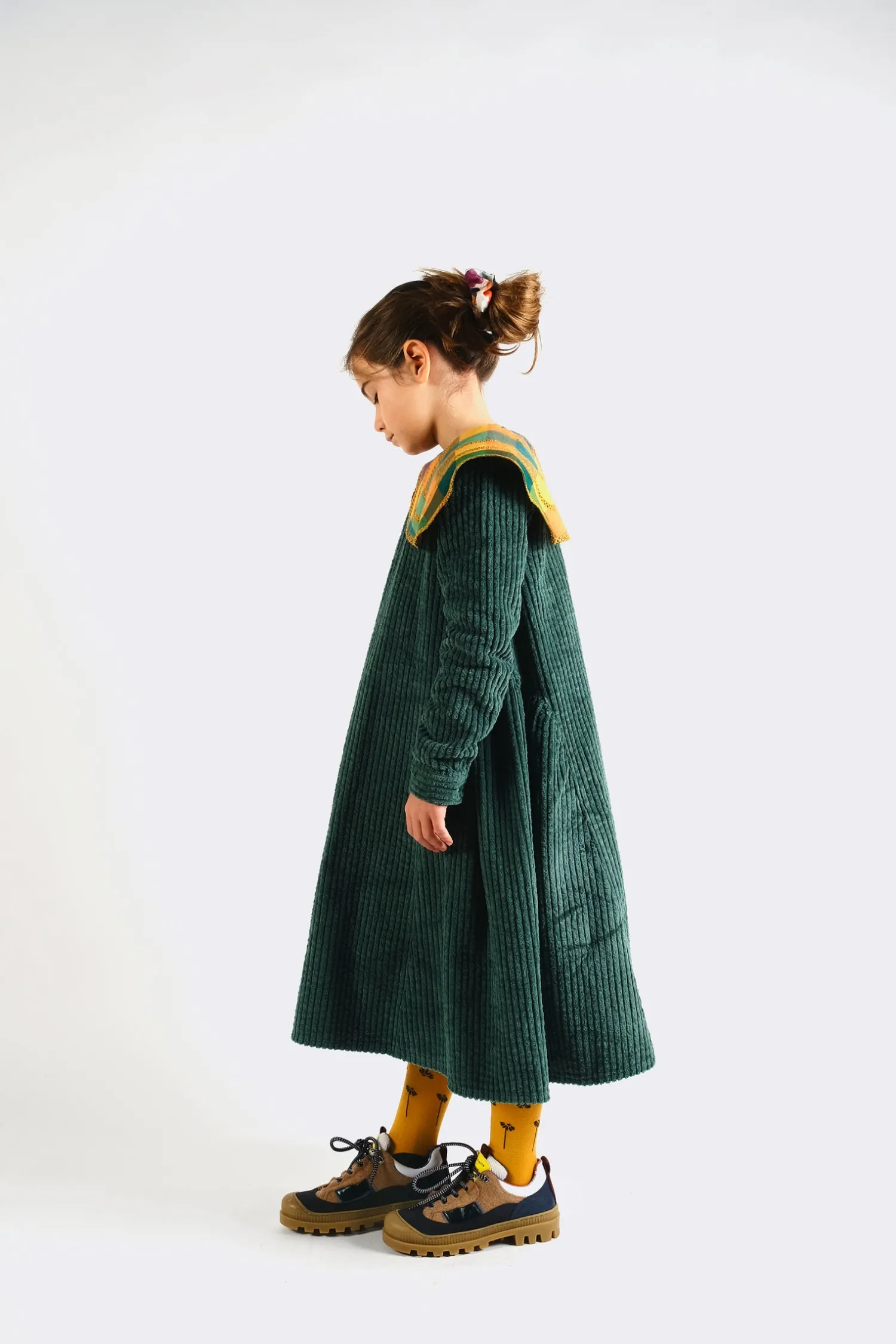 Wolf and Rita Overalls & Jumpsuits> Heliana Corduroy Green Dress