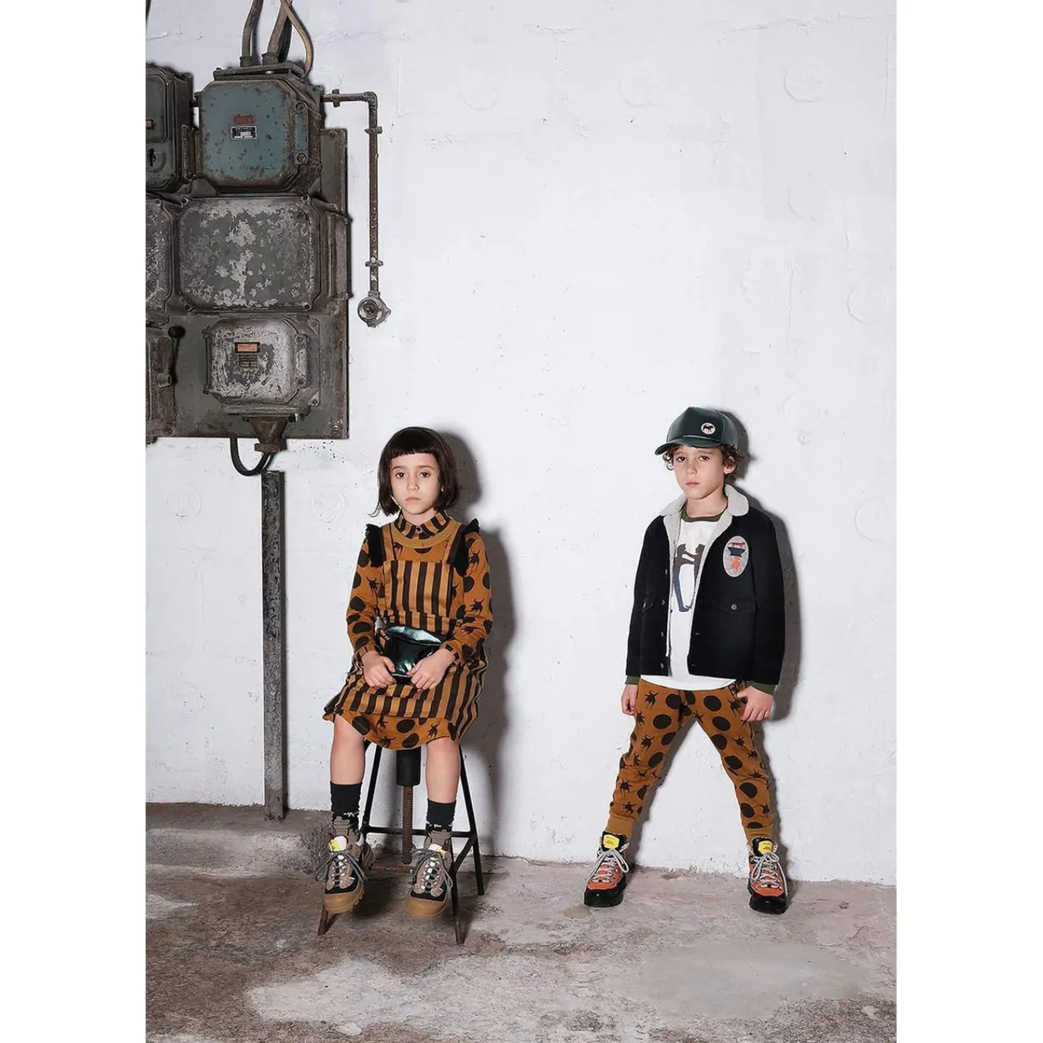 Wolf and Rita Overalls & Jumpsuits> Kids Dress Carmen Honey Stripes