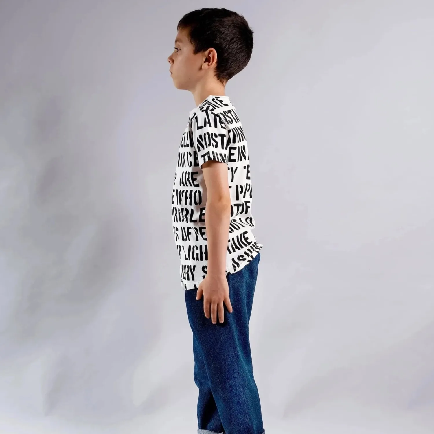 Wolf and Rita Long Sleeve T Shirts> Sebastiao Alphabet Soup T Shirt