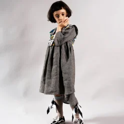 Wolf and Rita Overalls & Jumpsuits> Silvia Black Linen Dress