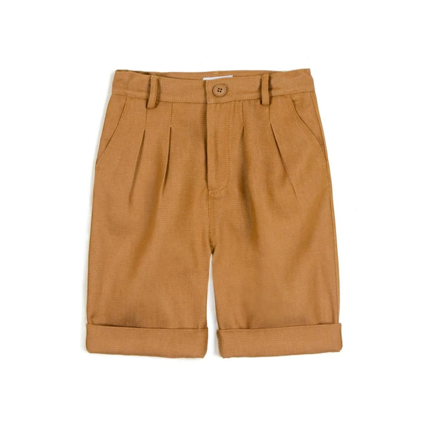 Wolf and Rita Shirts> Tadeu Ocre Woven Boy Short