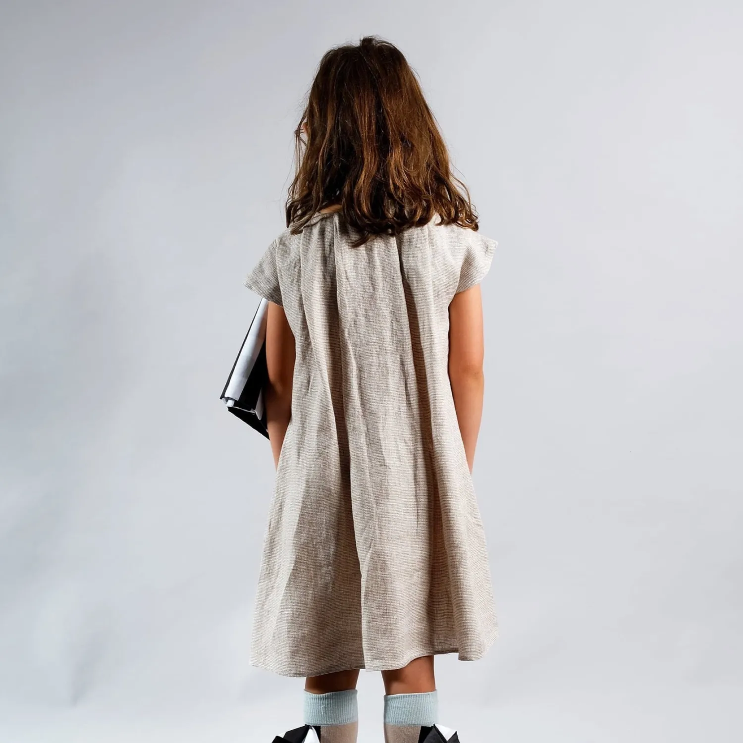 Wolf and Rita Overalls & Jumpsuits> Teresa Bege Linen Dress