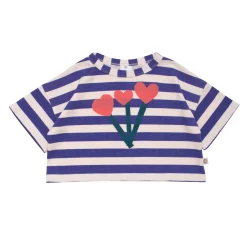 Wynken Long Sleeve T Shirts> Beach Tee Strong Blue Stripe