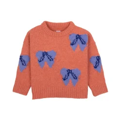 Wynken Face Masks> Bow Jumper - Deep Peach