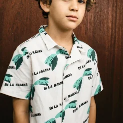 Wynken Shirts> Cuban Shirt - Palm