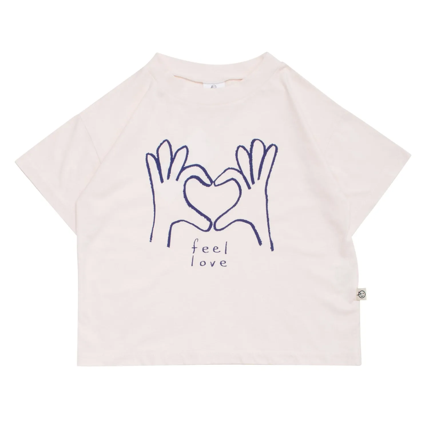 Wynken Long Sleeve T Shirts> Feel Love Tee Chalk