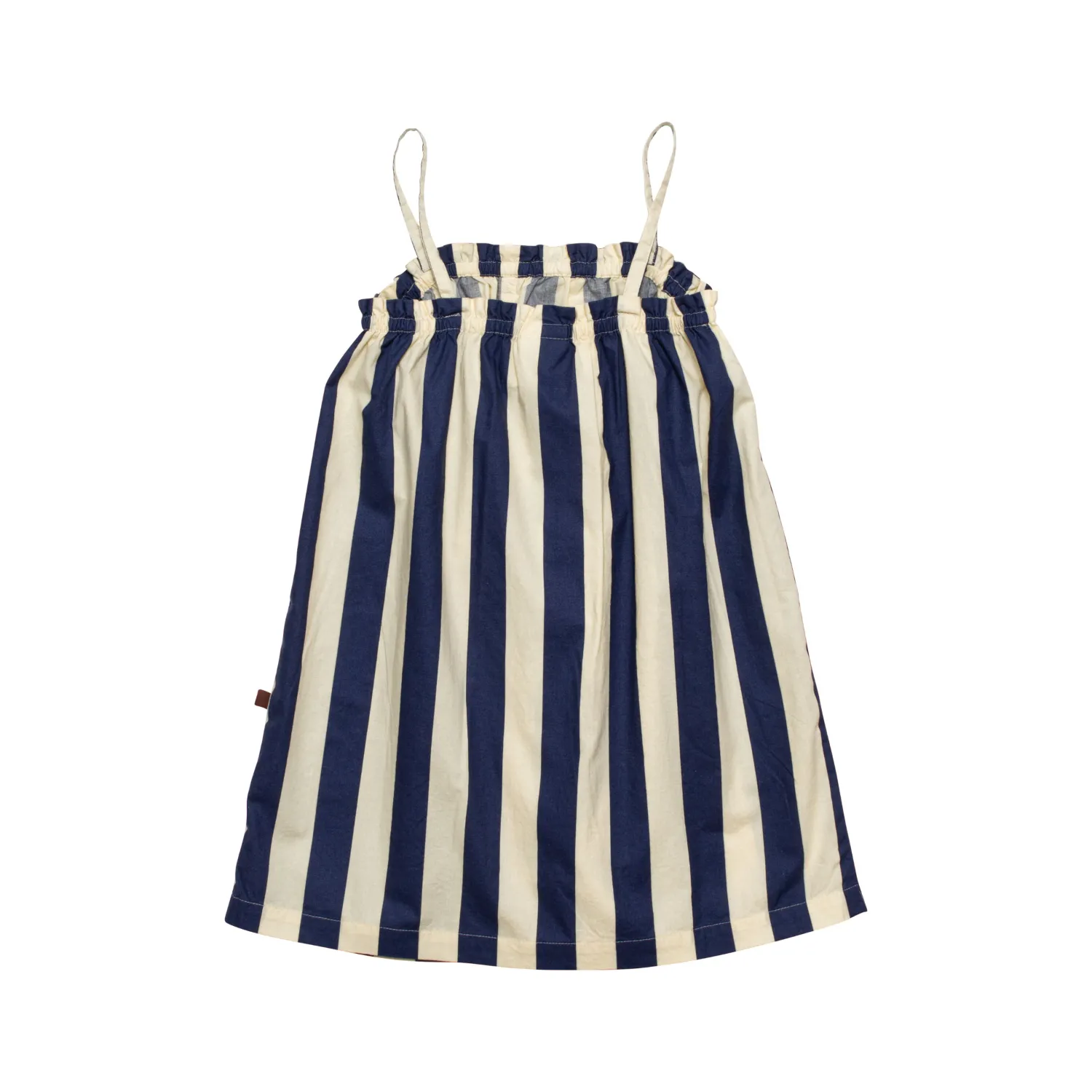 Wynken Overalls & Jumpsuits> Kids Frill Dress Deck Stripe Midnight