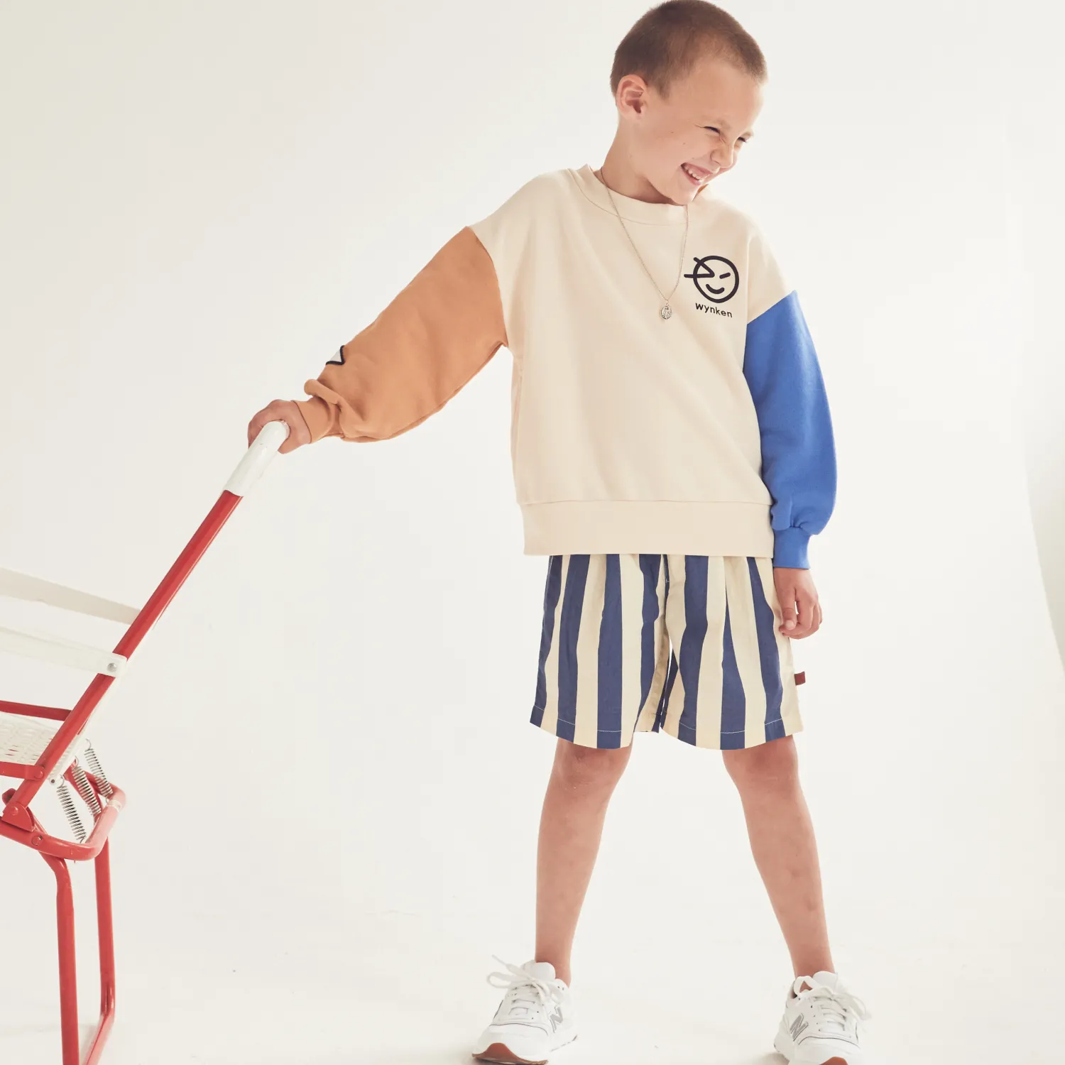 Wynken Hoodies> Kids Panel Sweatshirt