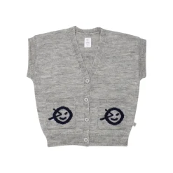 Wynken Face Masks> Waistcoat - Grey Melange